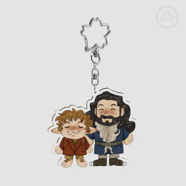 Bilbo and Thorin Acrylic Keychain