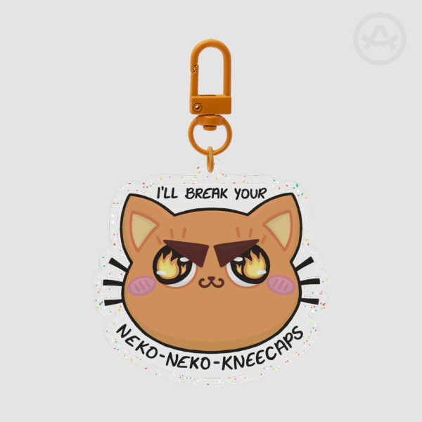 Neko-Neko-Kneecaps Keychain
