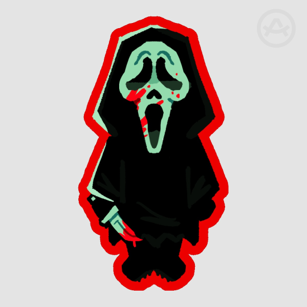 Ghost Face Stickers