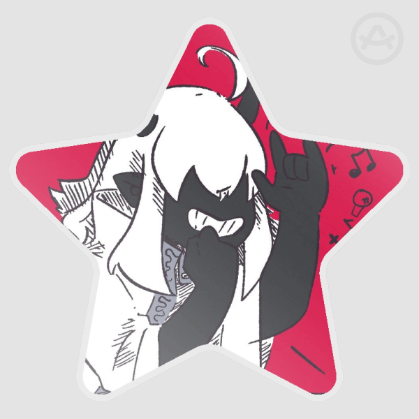 DDK DemonDice Karen Clear PET Vinyl Die Cut Sticker