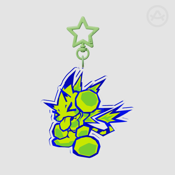 Funky Gekkomon Chibi Keychain