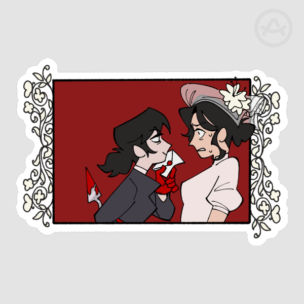 Married in Red Sticker