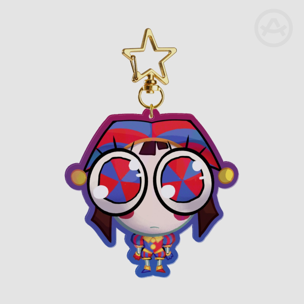 Squiggly Pomni charm