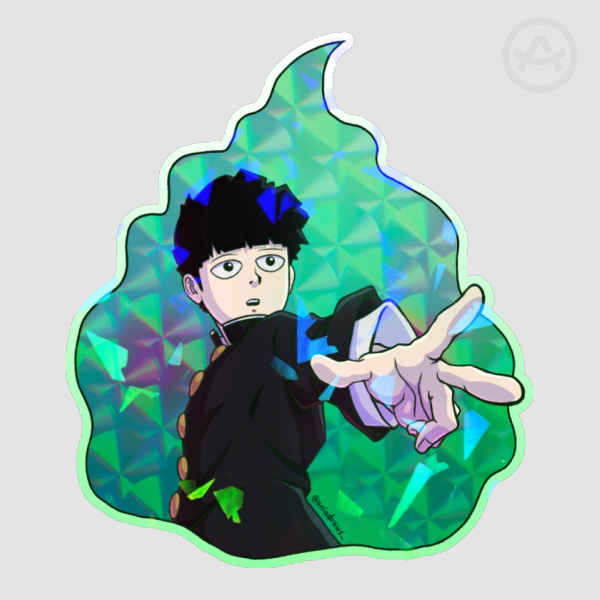 Mob Broken Glass Hologram Sticker