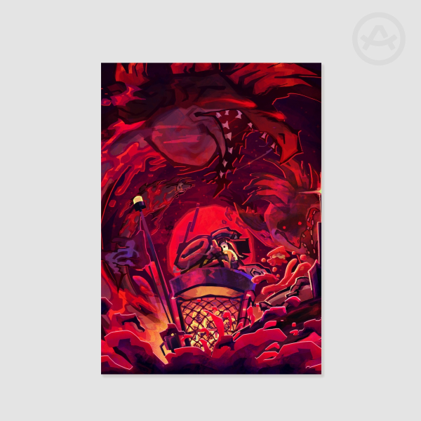 SEA LURKERS Mini Poster (8" x 11")