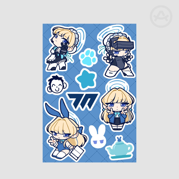 [ Blue Archive ] Asuma Toki Sticker Sheet
