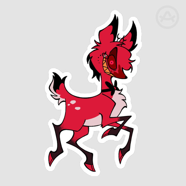 Deer Alastor Sticker