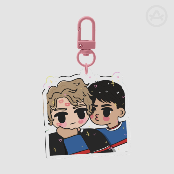Hollanov Kisses Acrylic Keychain
