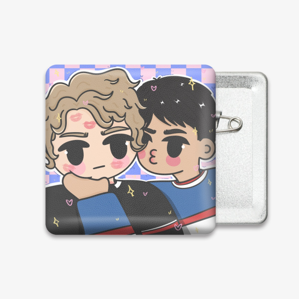 Hollanov Kisses Plush Badge