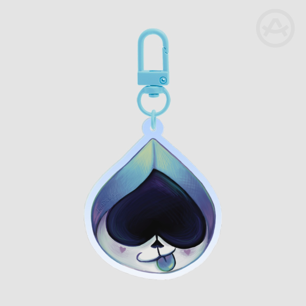 Lancer Blep Blue Edge Acrylic Keychain