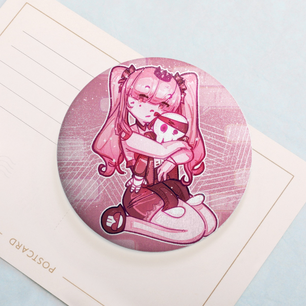 Mori Calliope Sleepwear Round Badge