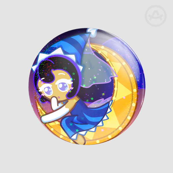 [Moonlight cookie] Round Button Pin/Badge