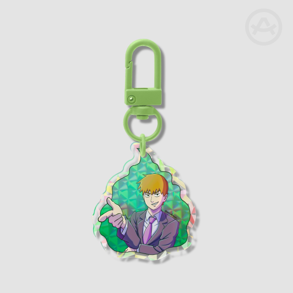 Reigen Broken Glass Acrylic Keychain