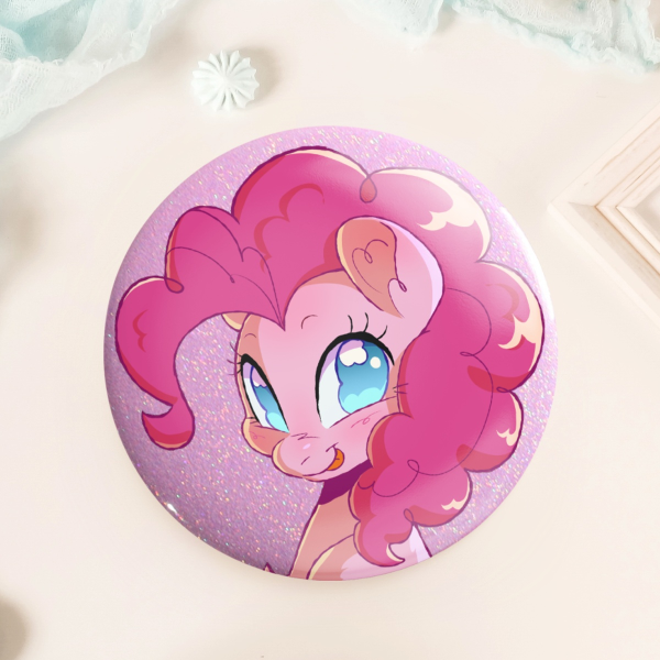 Pinkie Pie Button Pin