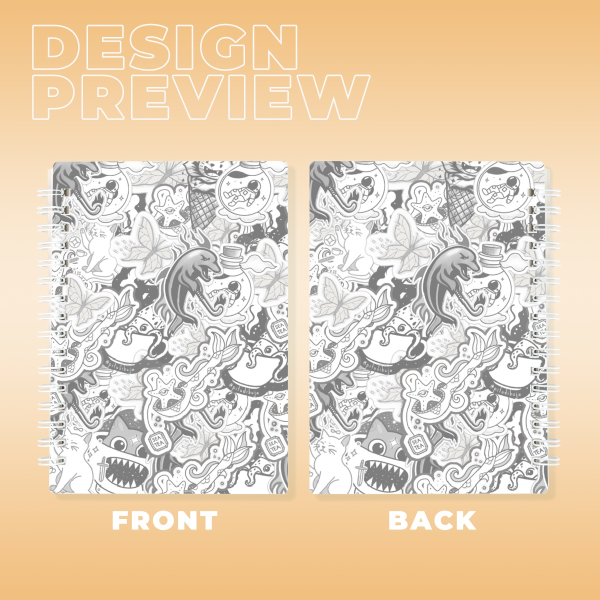 Mystery bomb Double-side Spiral Notebook