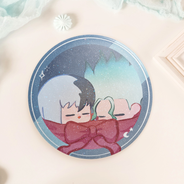 [Dr. Stone] Senku and Gen Large Button Pin