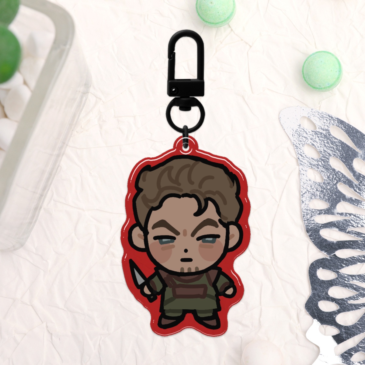 Haruspex Epoxy Keychain (Pathologic 2)