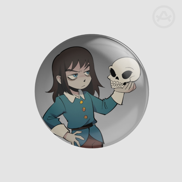 Abaddon Round Badge