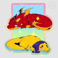 Kiki and Kyo | Colored Stickers