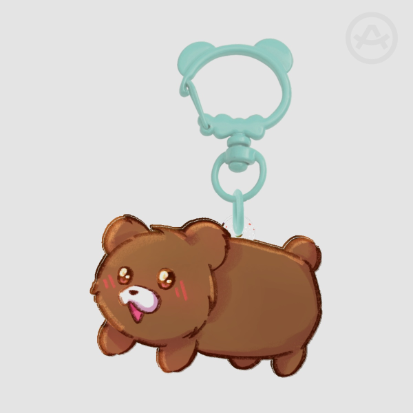 TangHulu Brown Bear Full Bleed Acrylic Keychains
