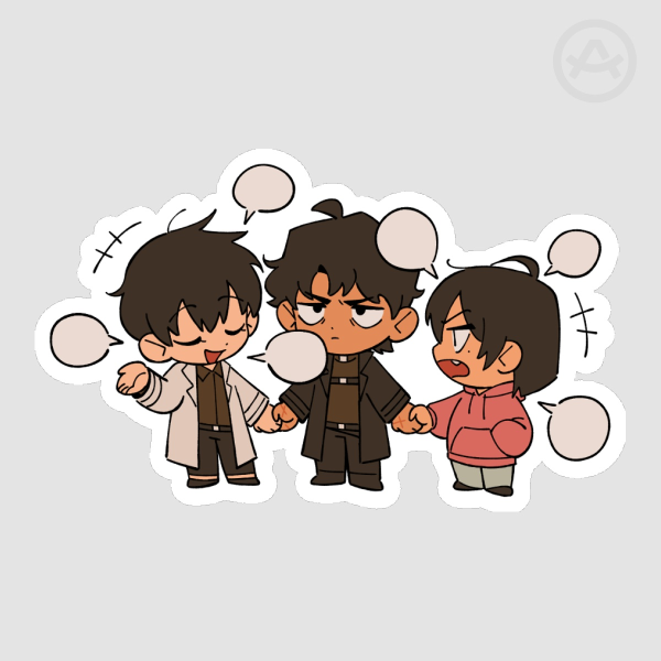 Yapper x Yappee x Yapper YooHanKim Sticker