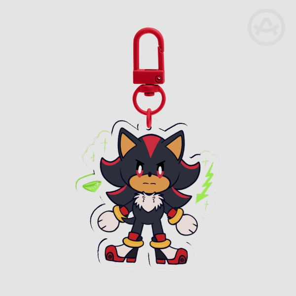 Shadow the Hedgehog Keychain