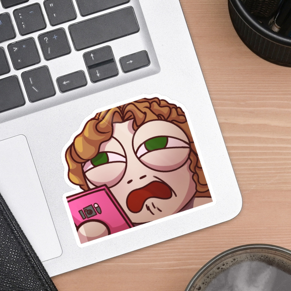 Disgusted Vtuber Sticker