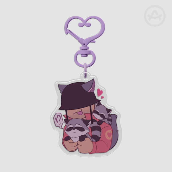 Soldier TF2 Keychain