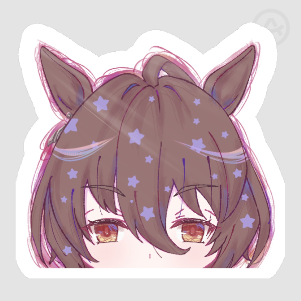 Agnes Tachyon – Peeking Spark Sticker