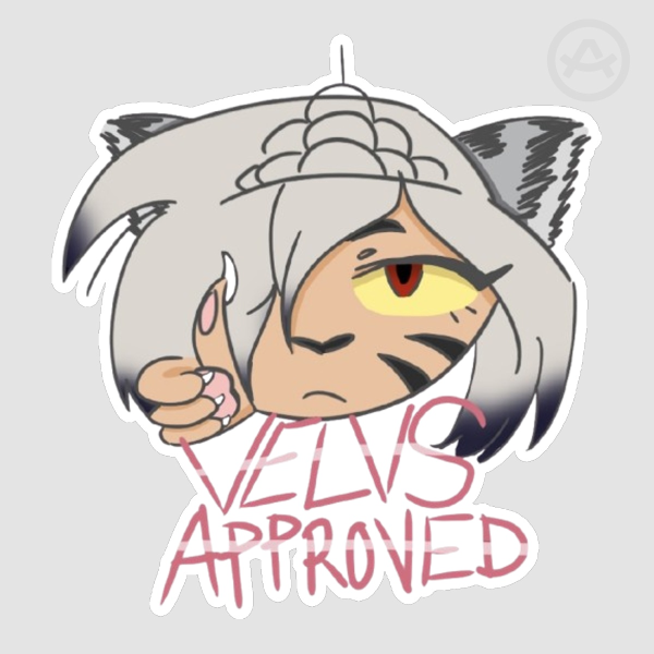 Velvs Approved Sticker