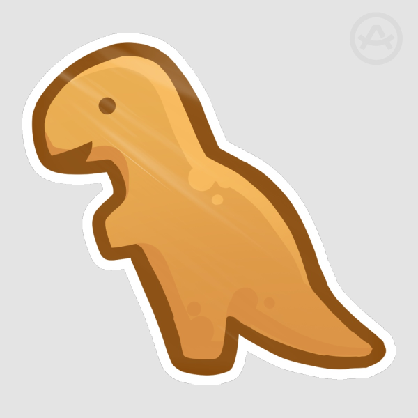 T-Rex Dino Nugget Sticker
