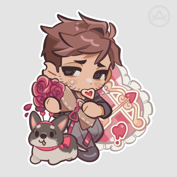 Distpatch | Flustered Robert Sticker