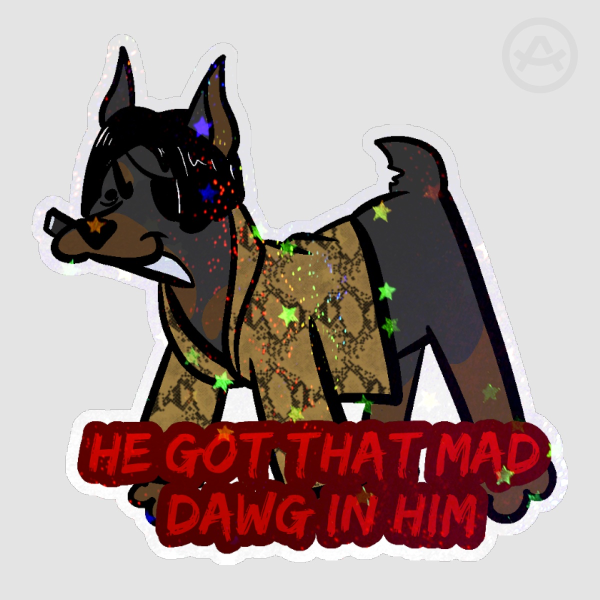Majima Doggo Sticker