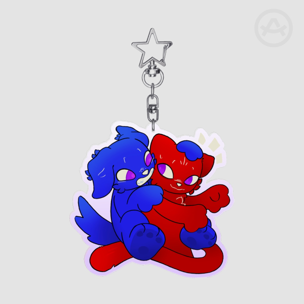Chaz & Riley Keychain