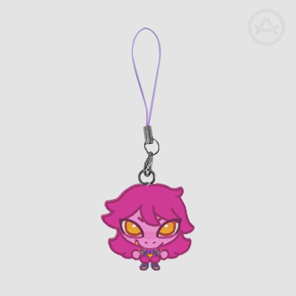 Susie Deltarune Phone Charm