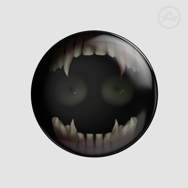 Vampire Caine Button Badge