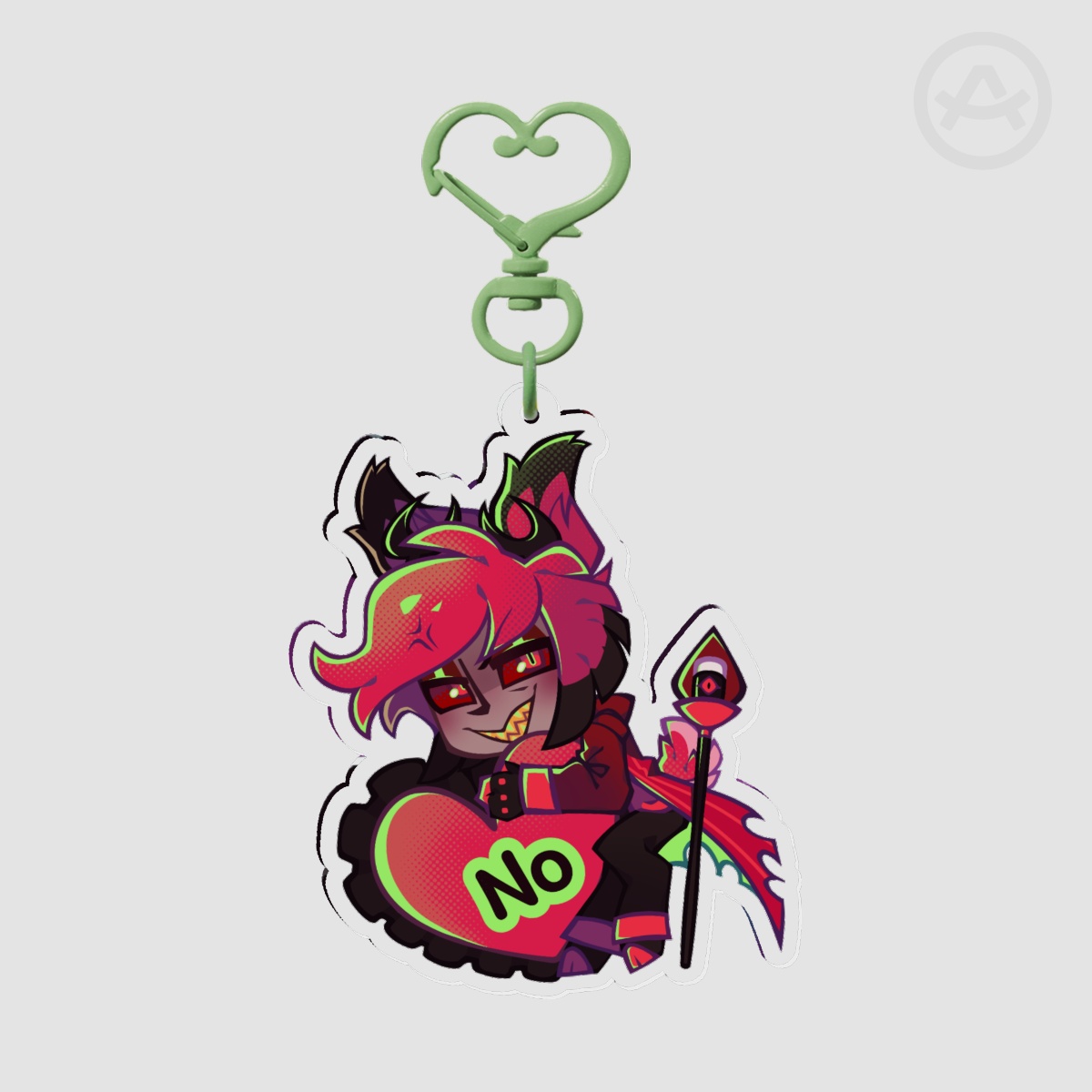 Alastor Valentine's Acrylic Keychain
