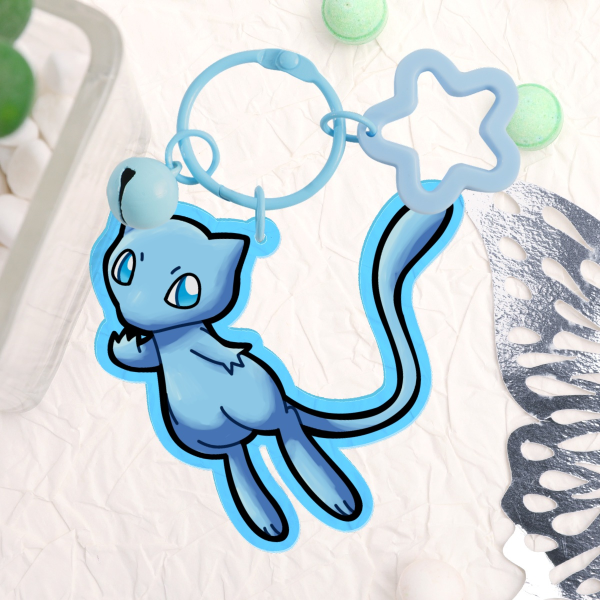 Shiny Mew Acrylic Keychain