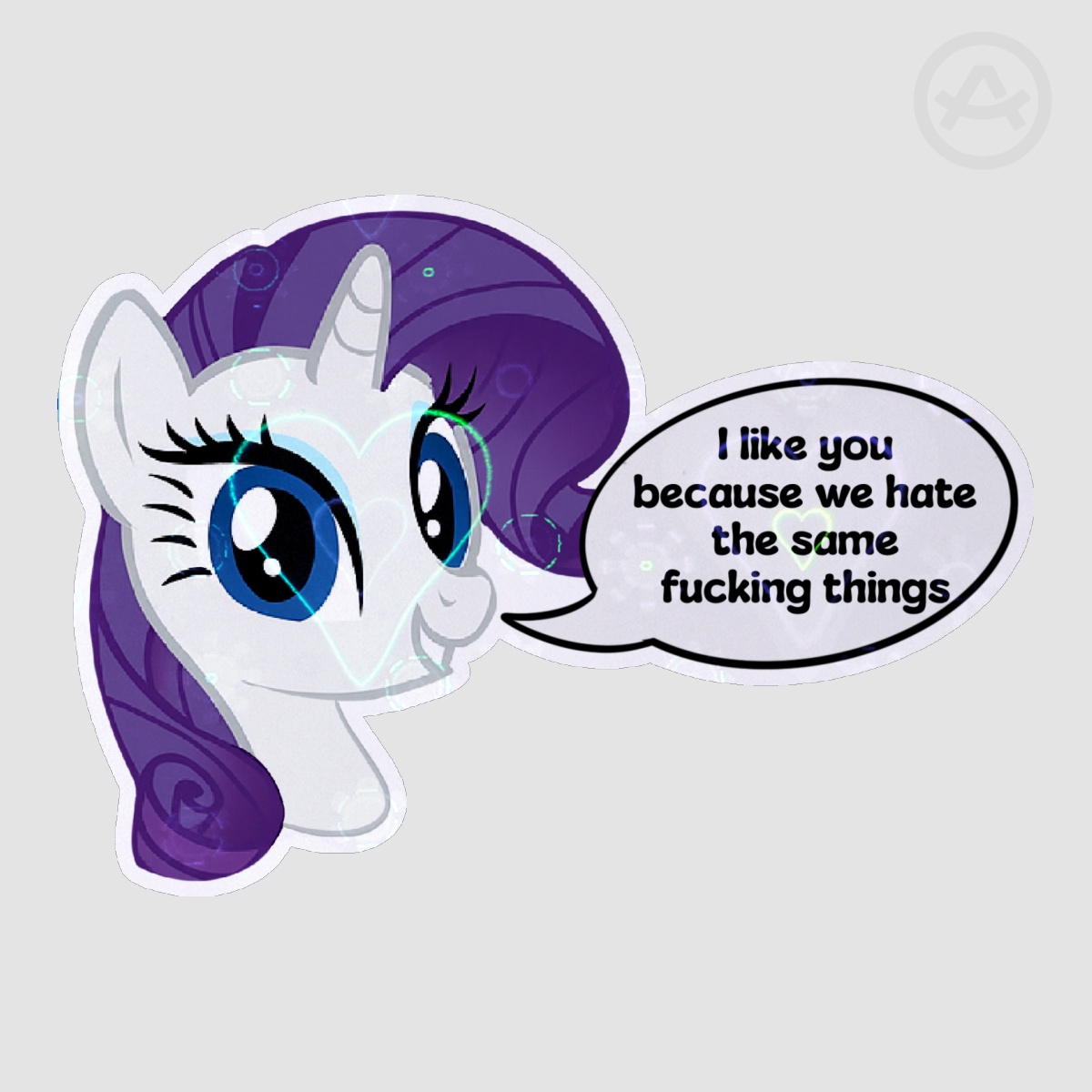 Rarity Sticker