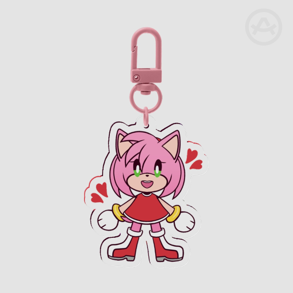 Amy Rose Keychain