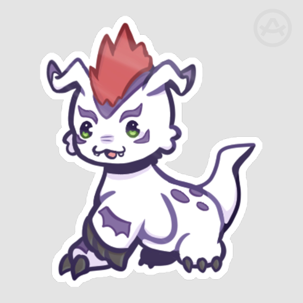 Gomamon digimon sticker