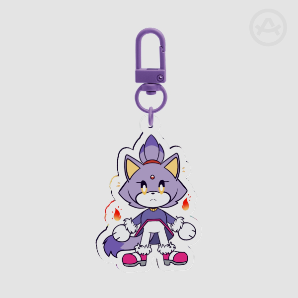 Blaze the Cat Keychain