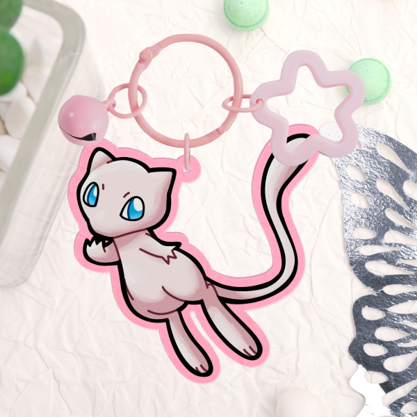 Mew Acrylic Keychain