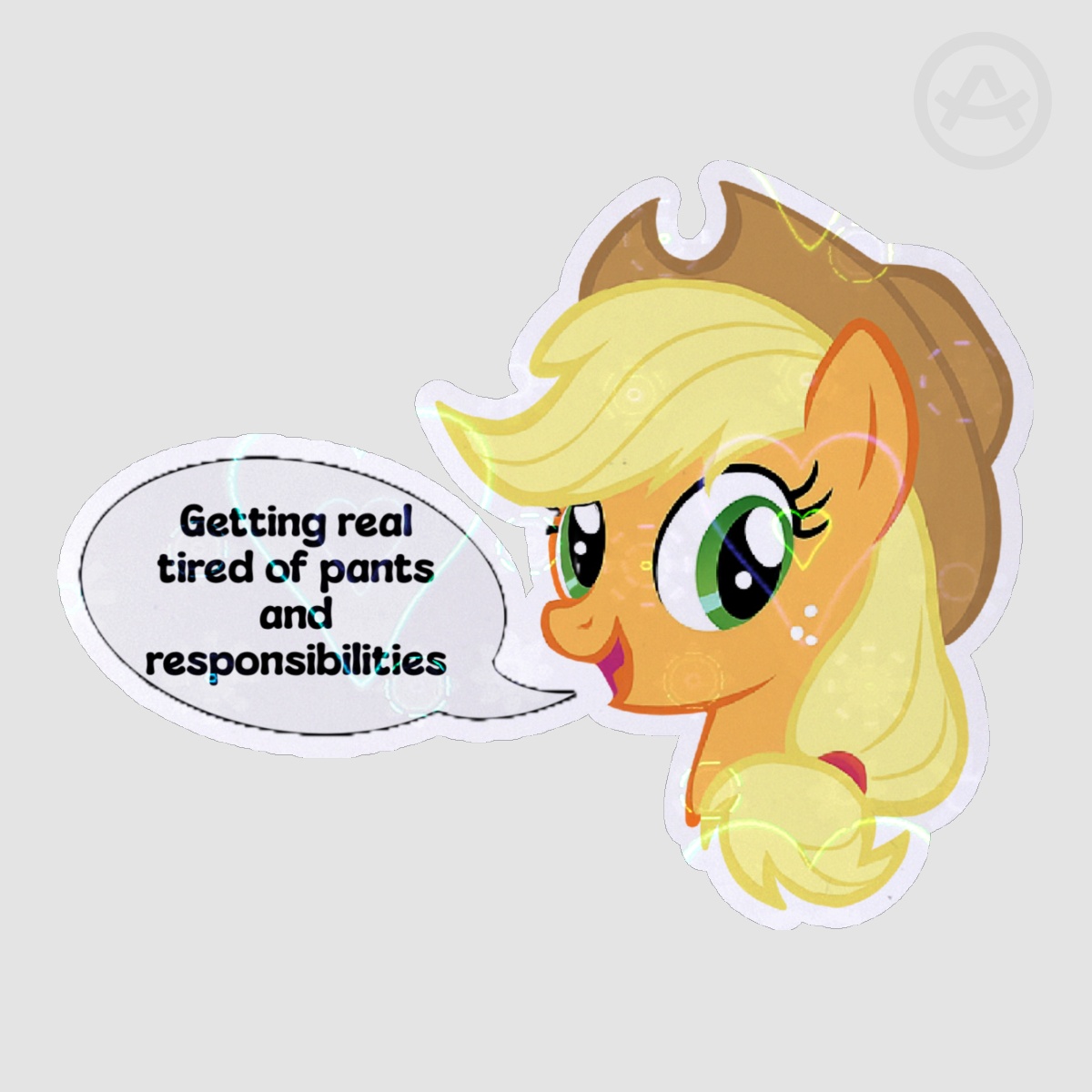 Applejack Sticker