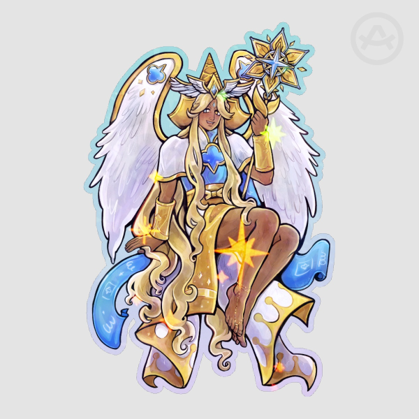 Angel Pure Vanilla Cookie Sticker