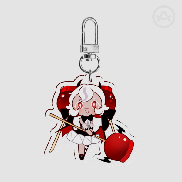 Candy Apple Keychain