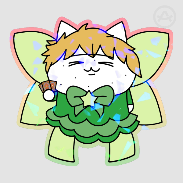 Chiikawa Jerry Stokes Fairy Magical Girl Outfit Sticker