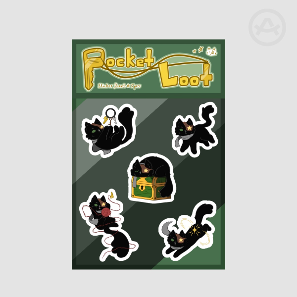 Pocket Loot Sticker Sheet