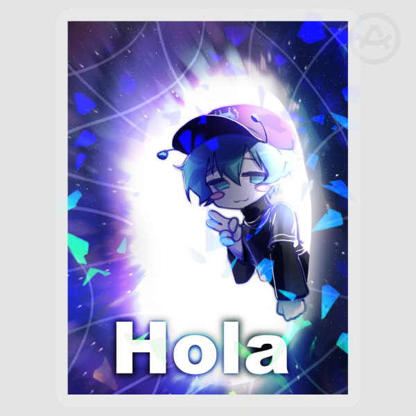 Shuu Hola Clear PET Vinyl Die Cut Stickers
