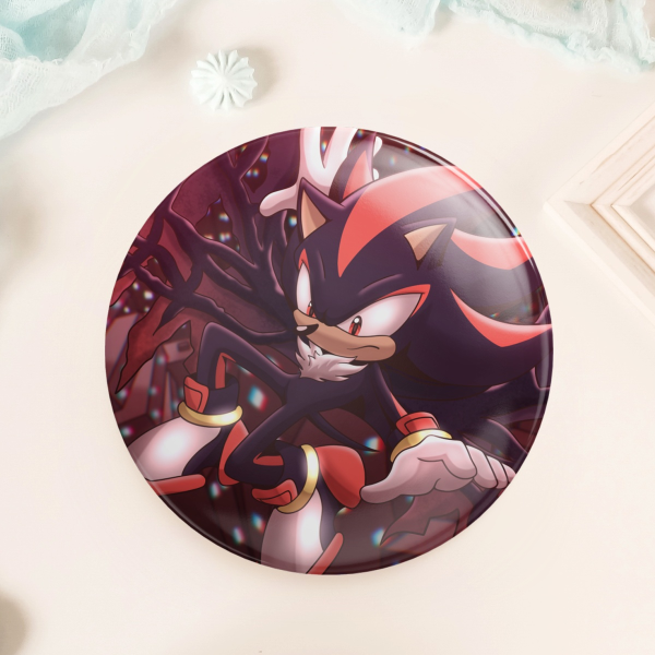 Shadow the Hedgehog Pin Button